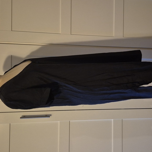 JAMES PERSE Black Cotton Silk Tunic Dress size 2 - Picture 3 of 7